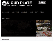 Tablet Screenshot of blog.fairwaymarket.com